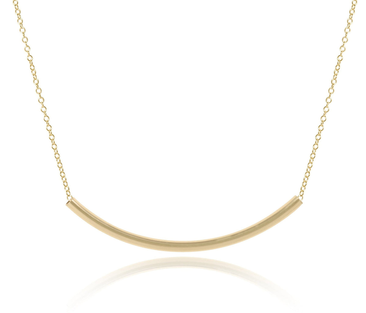 16" Necklace Gold - Bliss Bar Gold