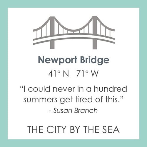 Newport Bridge Silver Pendant
