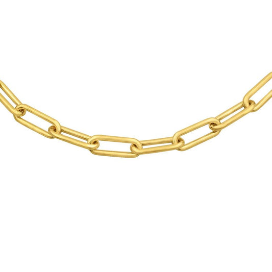 Oval Chain Gold (Paperclip)