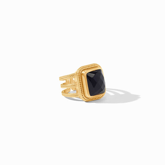 Cheval Statement Ring Obsidian Black