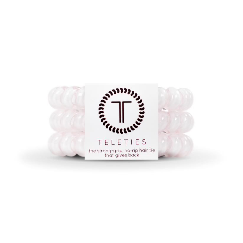 Rose Water Pink Hair Ties Tiny