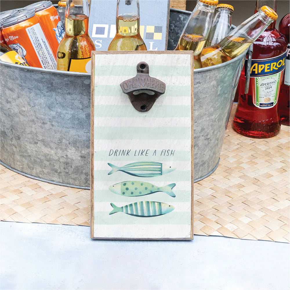 Bottle Opener - Drink Like a Fish