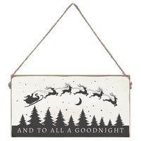 And To All A Goodnight Twine Sign