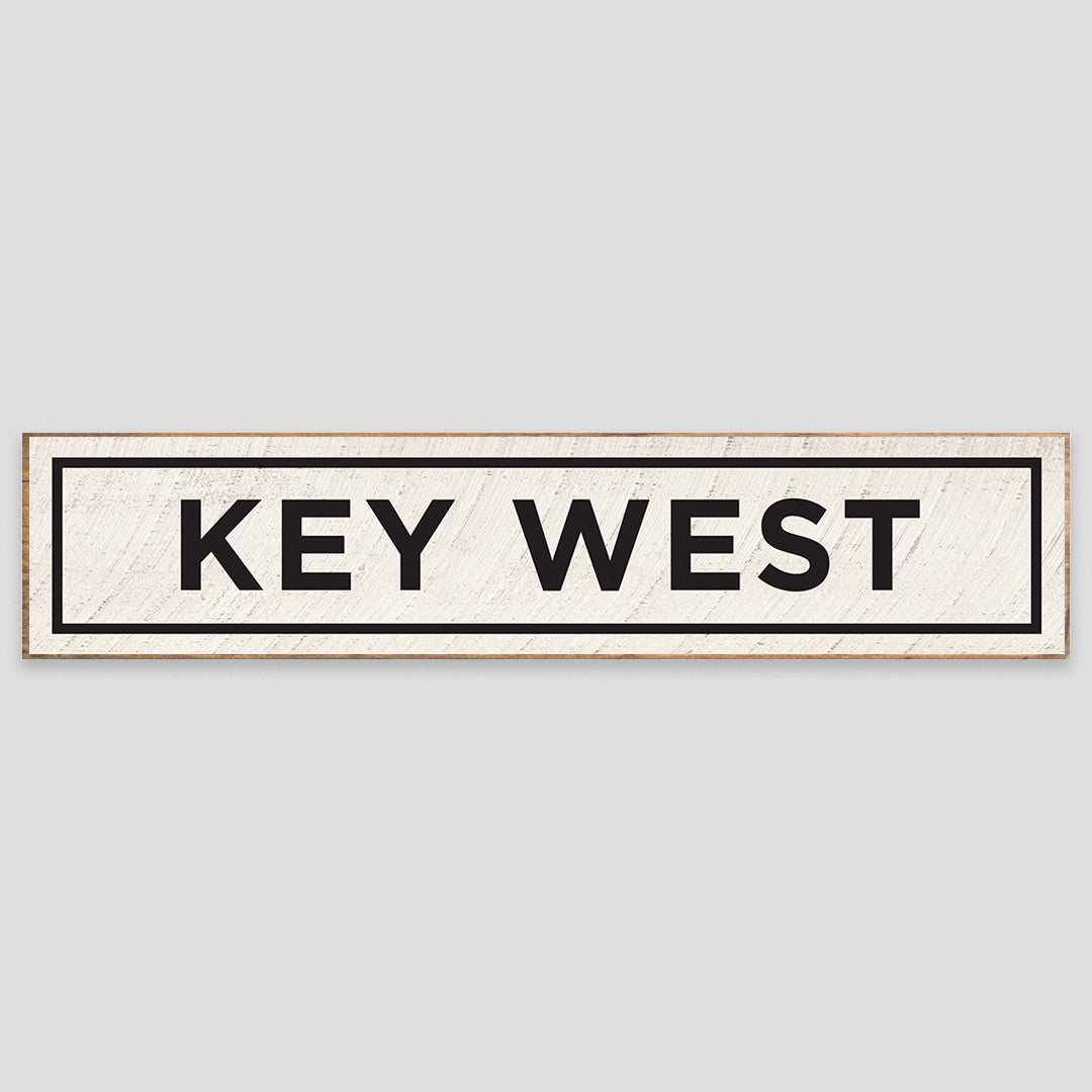 Personalized White/Black With Border Barn Wood Sign