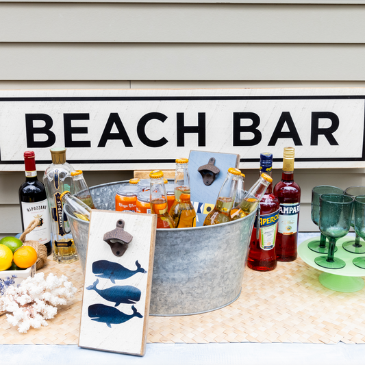 Personalized White/Black With Border Barn Wood Sign