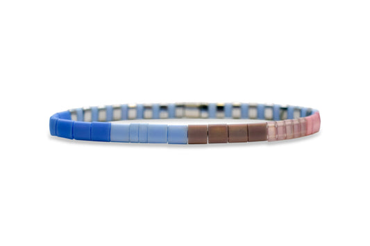 GRANDMA Morse Code Tila Beaded Bracelet