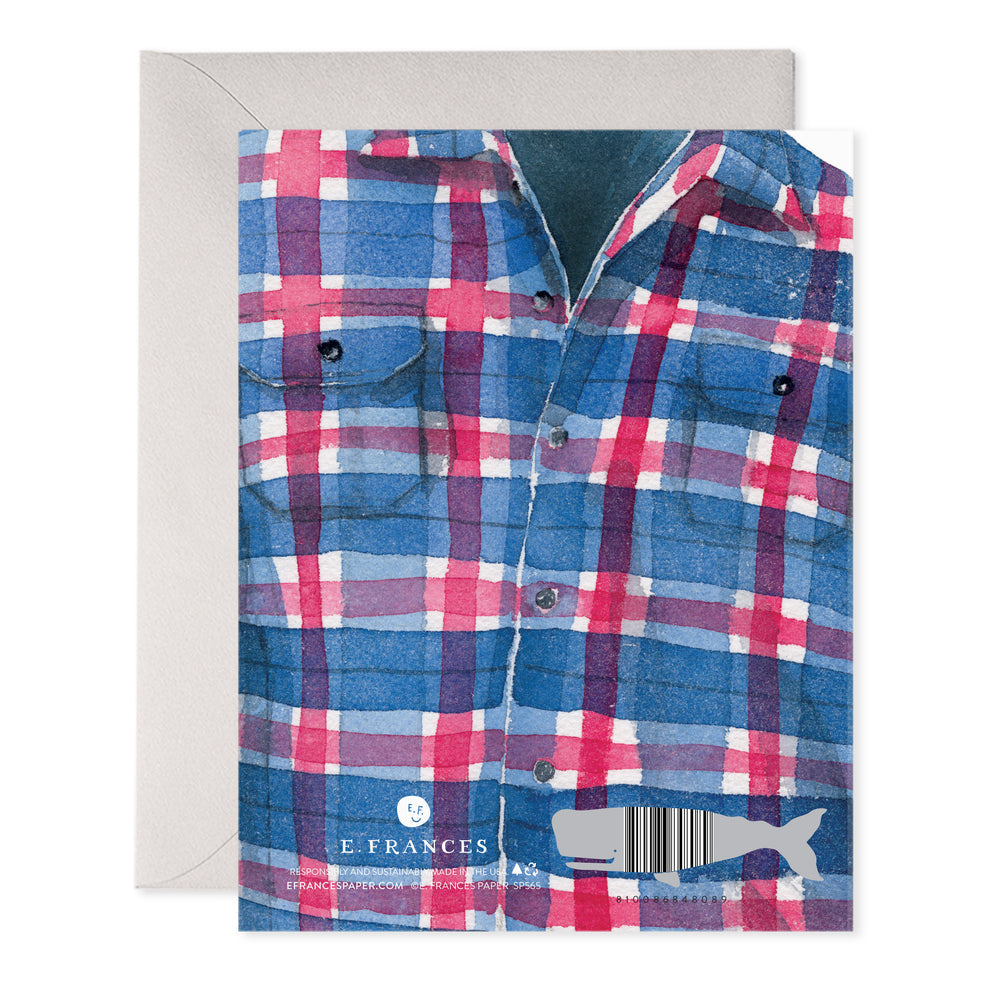 Plaid Dad Greeting Card