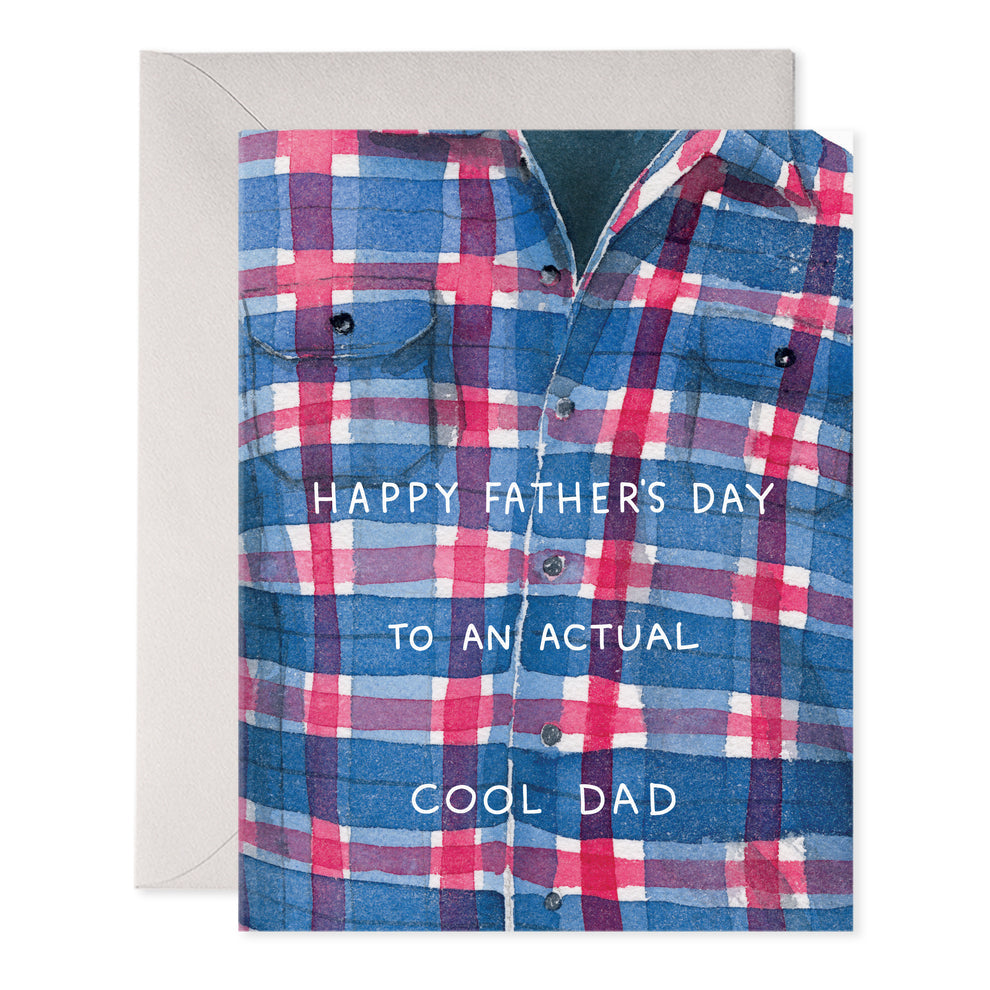 Plaid Dad Greeting Card