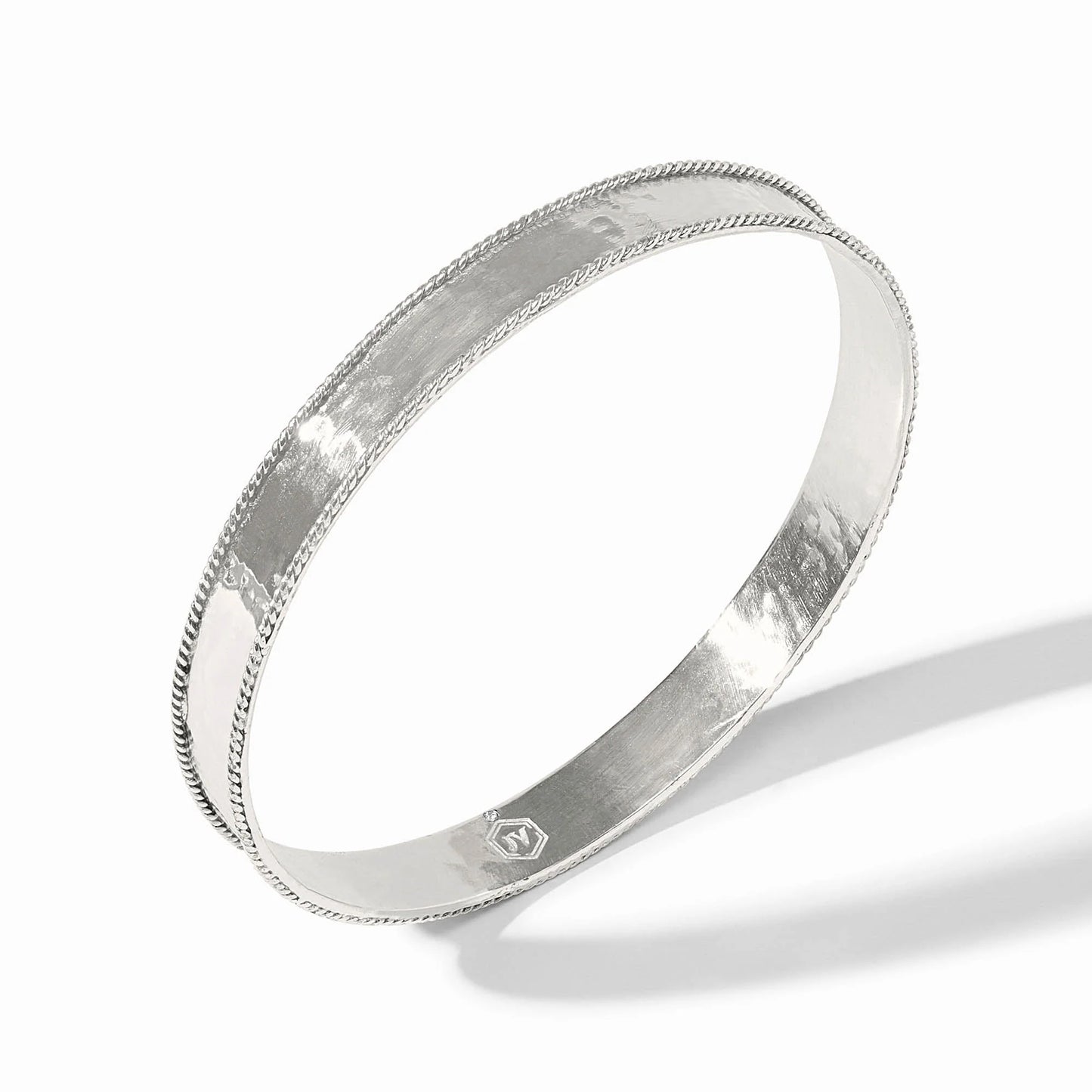 Savoy Bangle Silver Medium