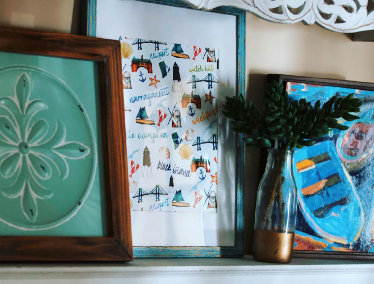 Rhode Island Matted Print