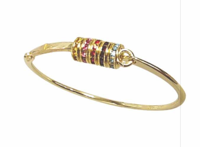 Birthstone & Initial Personalized Bracelet