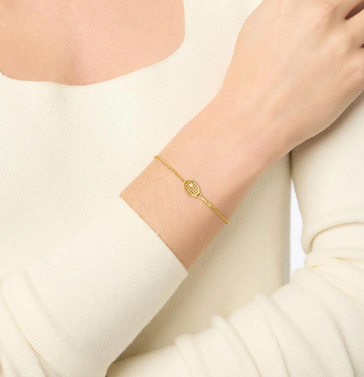 Tennis Racquet Delicate Bracelet