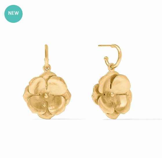Bloom Hoop & Charm Earring
