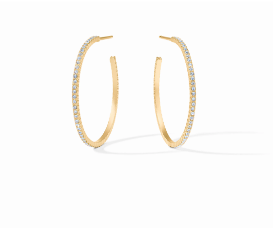 Windsor Hoop Cubic Zirconia Medium