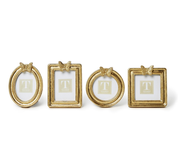 Golden Butterfly Leaf Finish Photo Frame