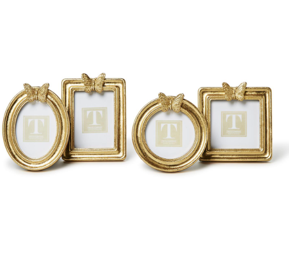 Golden Butterfly Leaf Finish Photo Frame