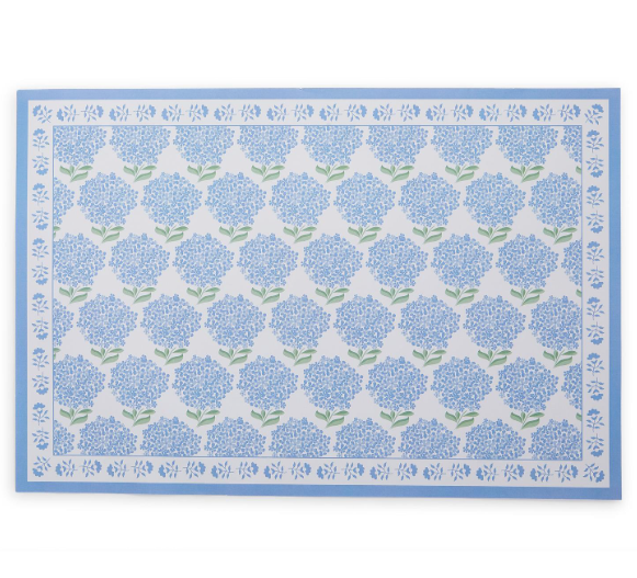 Hydrangea 40 Pc Paper Placemat Book