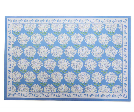 Hydrangea 40 Pc Paper Placemat Book