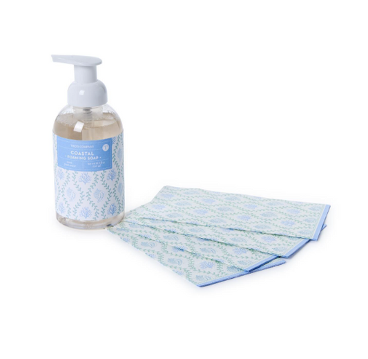 Coral Salt Air Scented Foaming Soap w/20 Napkins