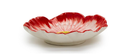 Hand Painted Poppy Trinket Tray