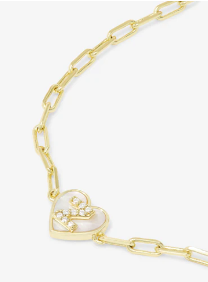 Baby Love Letters Heart Bracelet