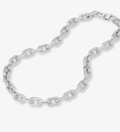 Lil Frankie Chain Necklace Silver