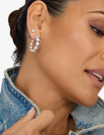 She's an Icon Hoops 1" Silver