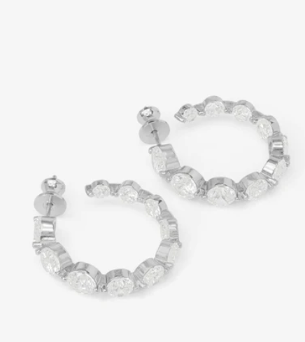 She's an Icon Hoops 1" Silver