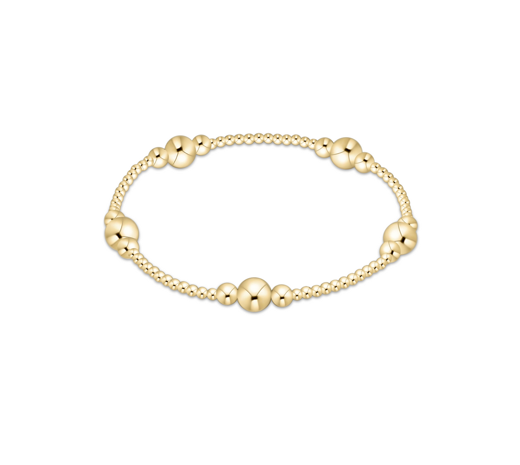 Purpose Gold 6mm Bead Bracelet