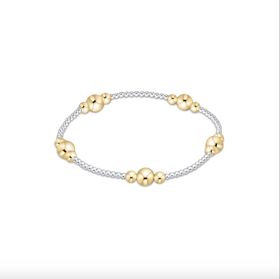 Purpose Gold 6mm Bead Bracelet - Mixed Metal
