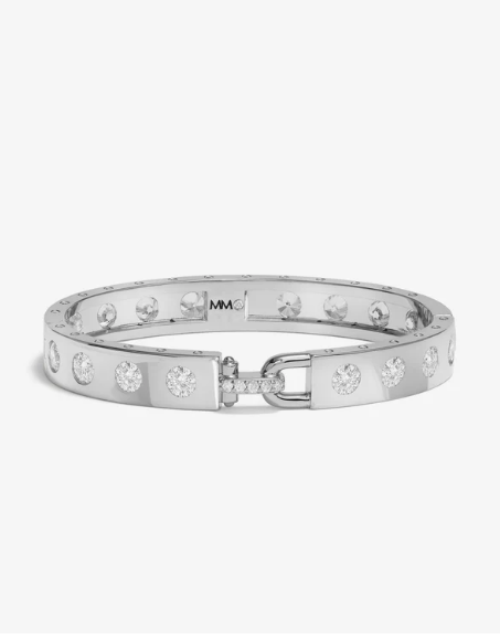 Ashley Rodeo Lock Cuff Silver 9mm