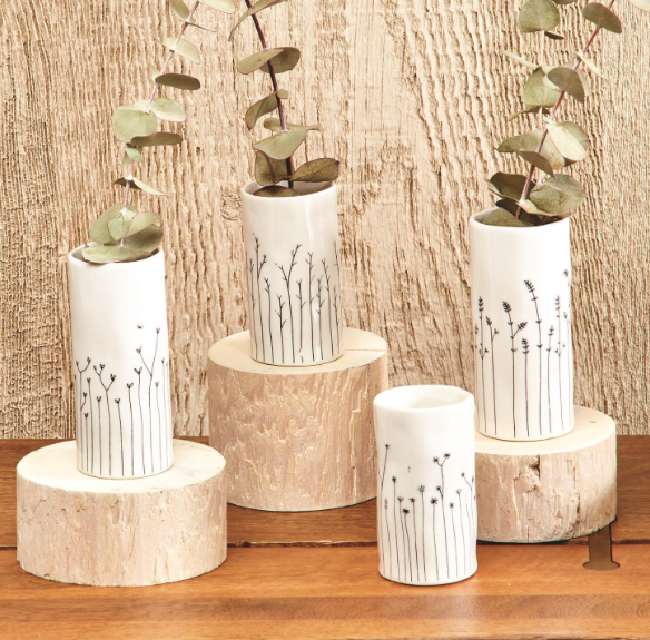 Organic Shape Vase in Gift Box