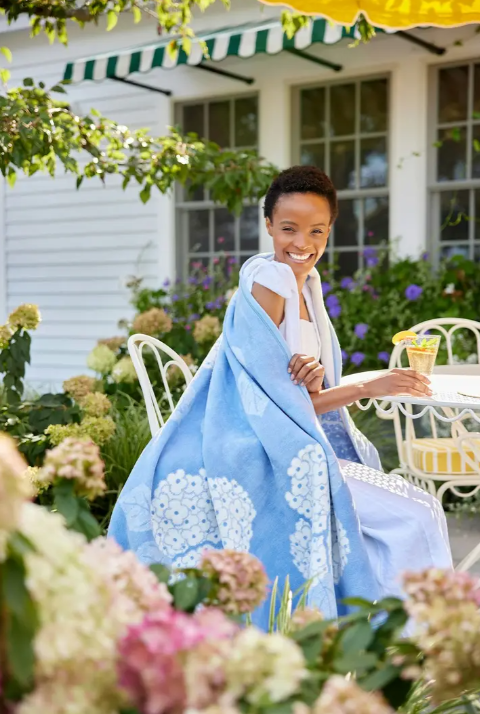 Hydrangeas Bluebell Blanket