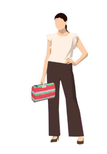 Toiletry Bag Medium Packin Heat Late Bloomer