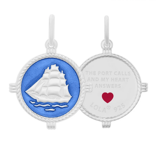 Clipper Ship Pendant Silver
