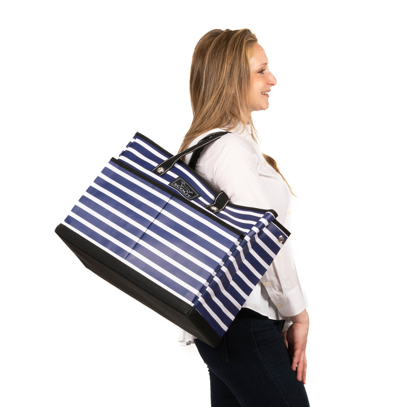 BJ Pocket Tote Bag - Nantucket Navy