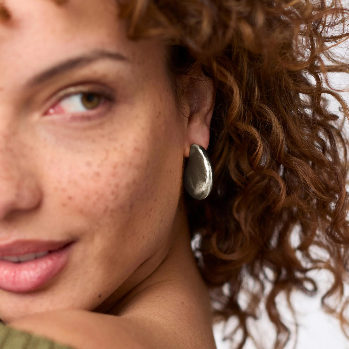 Solara Hoop Silver - Small