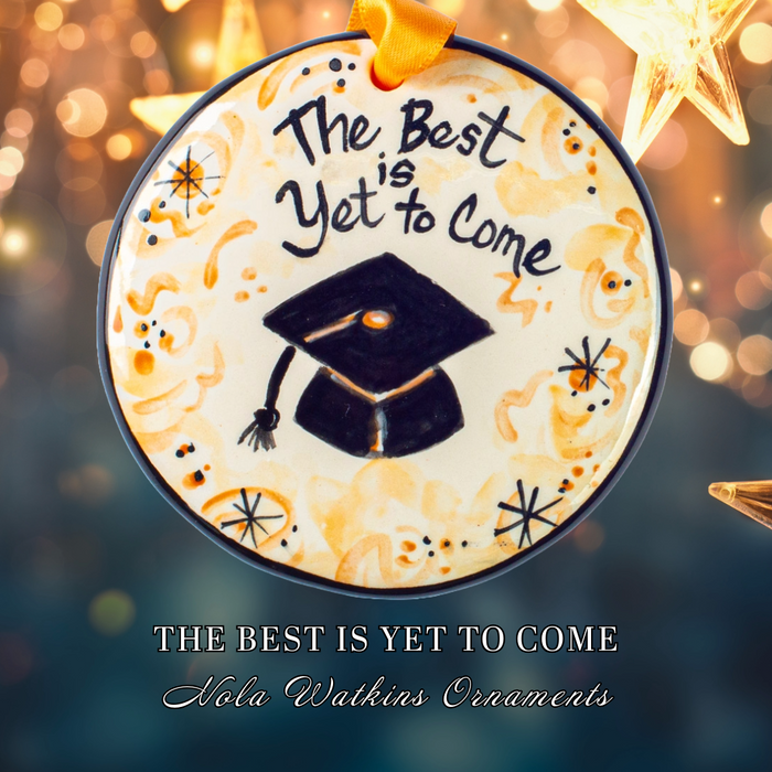 Graduate Hand-Painted Ornament