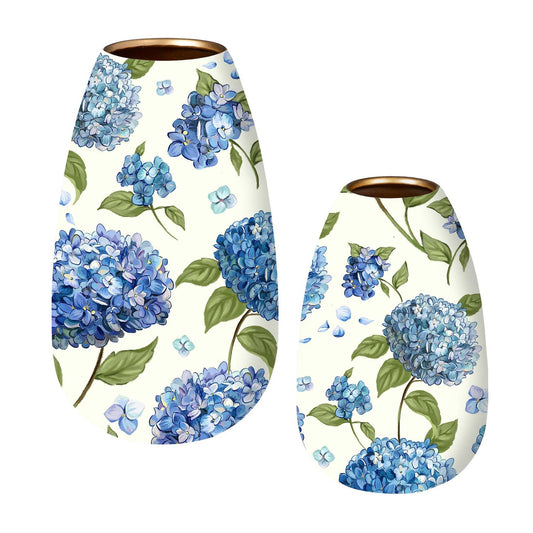 Metal Hydrangea Vase