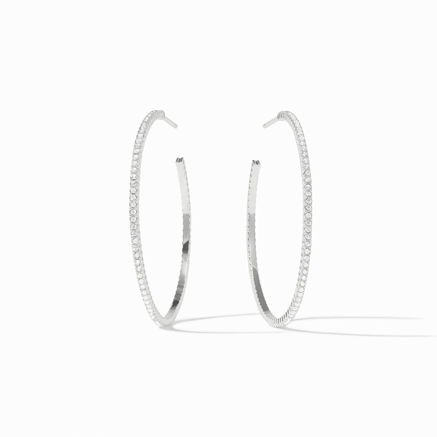 Windsor Hoop Cubic Zirconia Silver