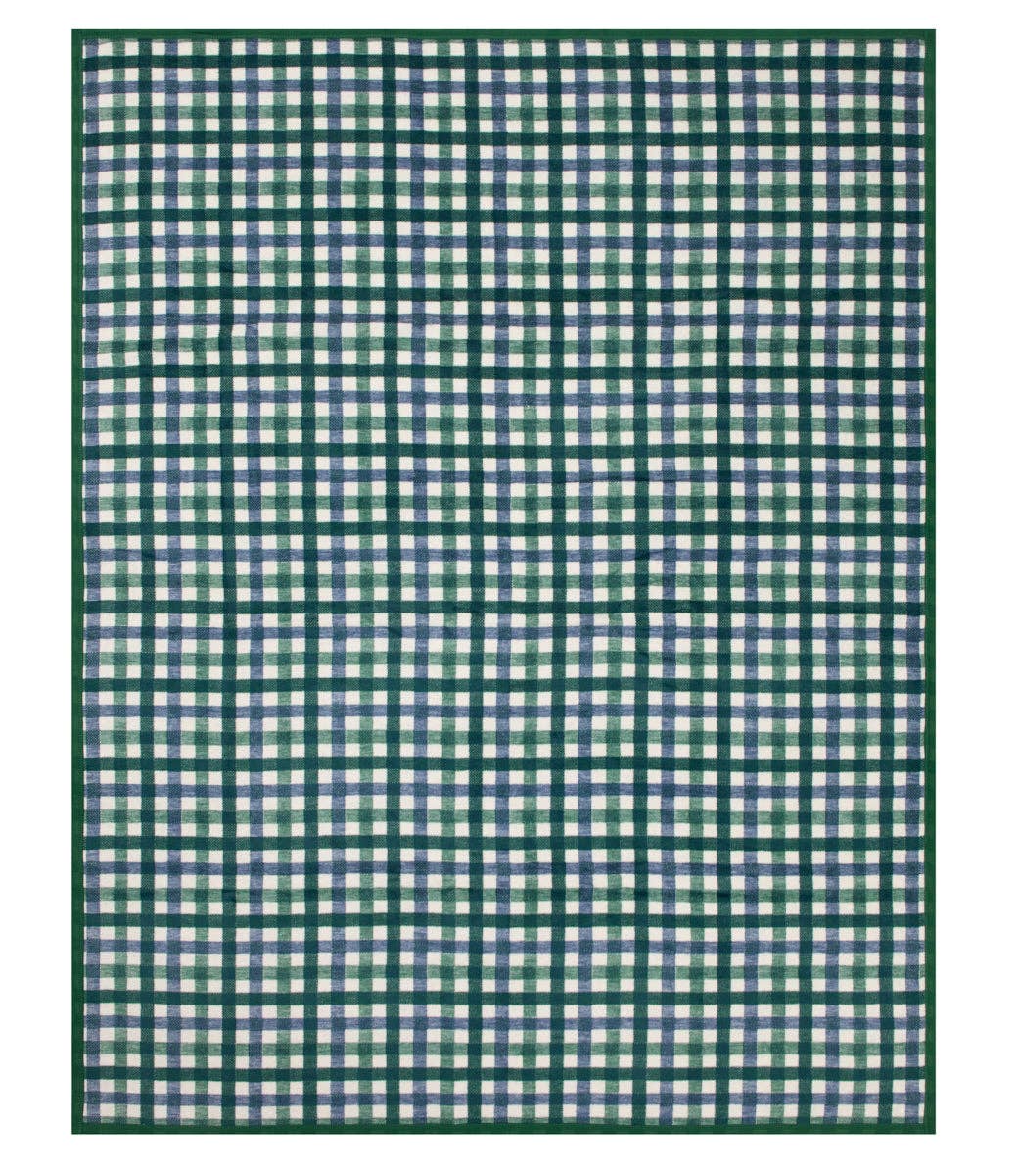 Pine Tree Plaid Original Size Blanket