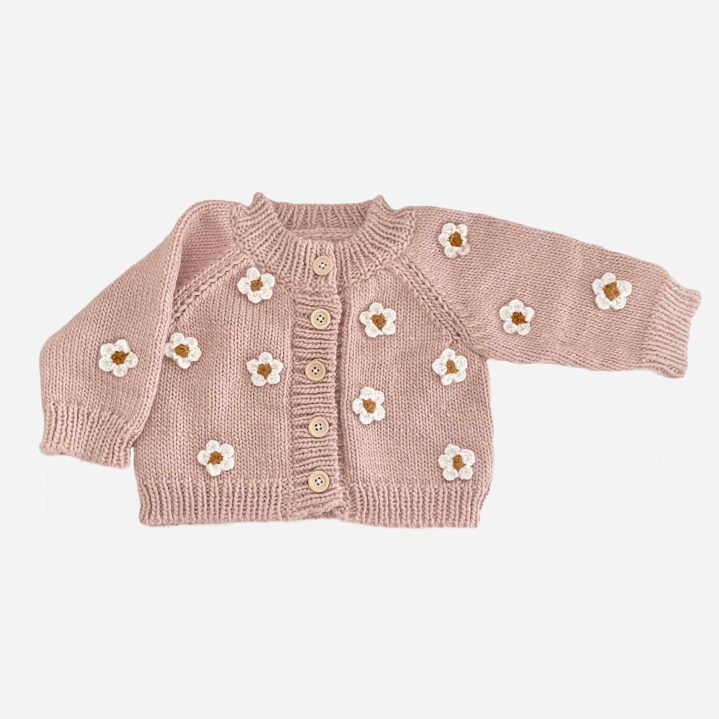 Blush Flower Baby Cardigan