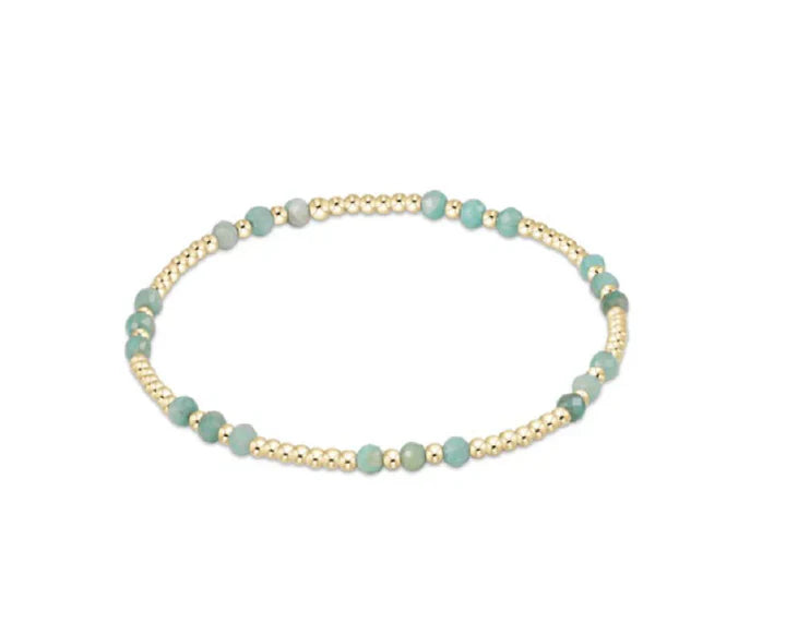 Joy Gem 3mm Bracelet - Amazonite