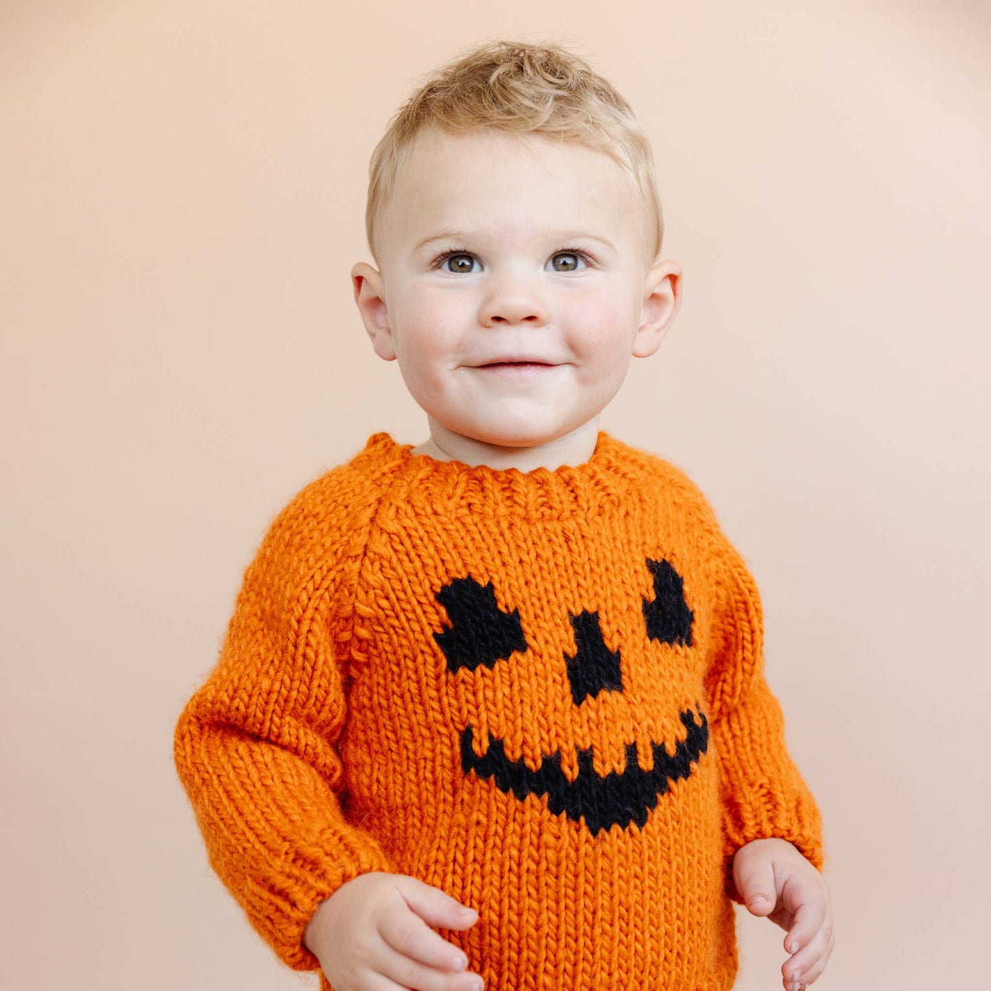 Jack-o-lantern Baby Sweater
