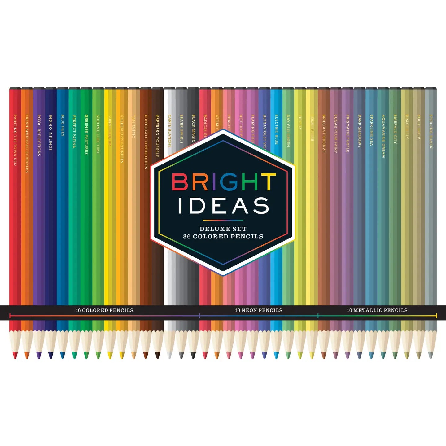 Bright Ideas Deluxe Set: 36 Colored Pencils