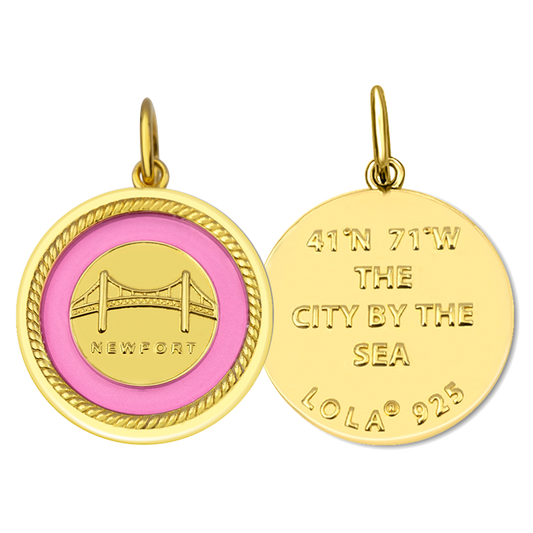 Newport Bridge Gold Pendant