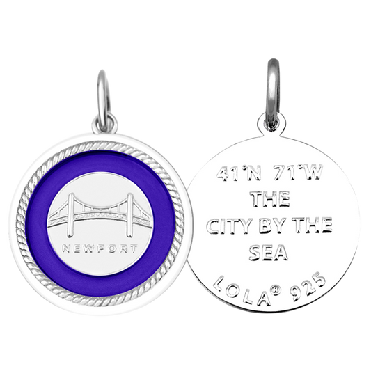 Newport Bridge Silver Pendant