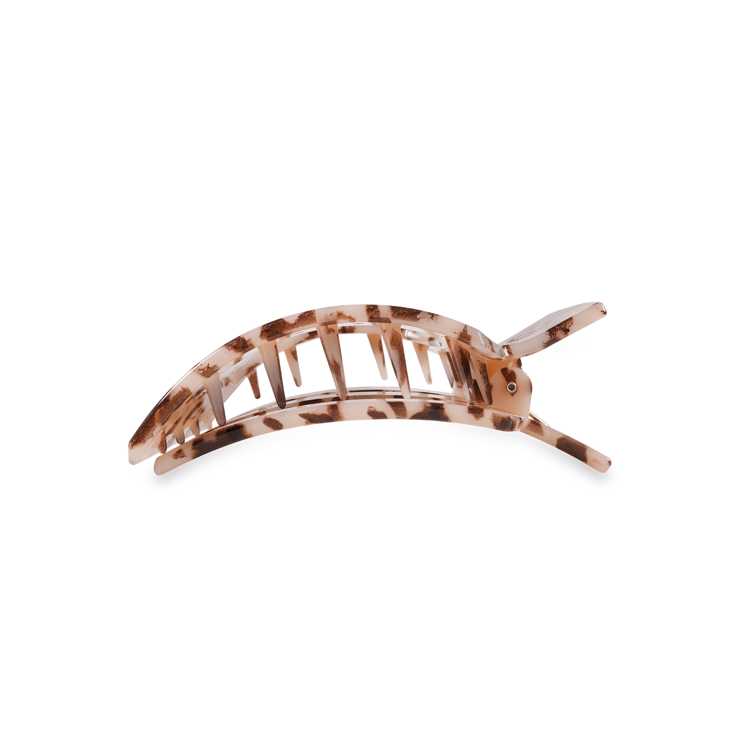 Blonde Tortoise Medium Square Flat Hair Clip