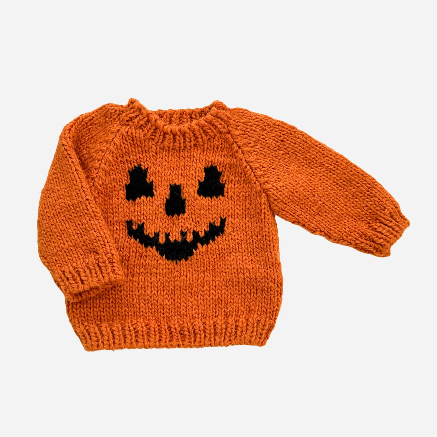 Jack-o-lantern Baby Sweater