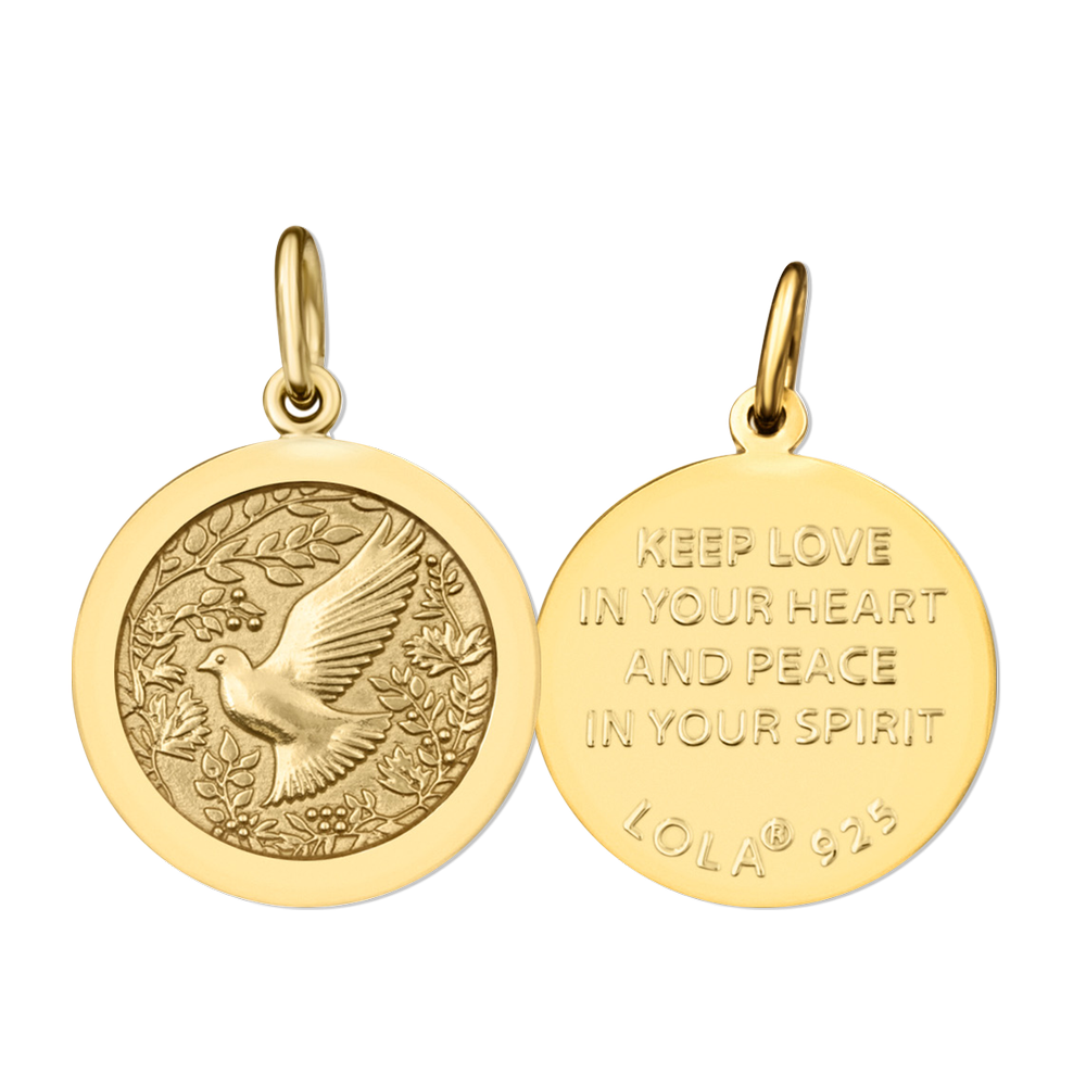 Dove Gold Pendant
